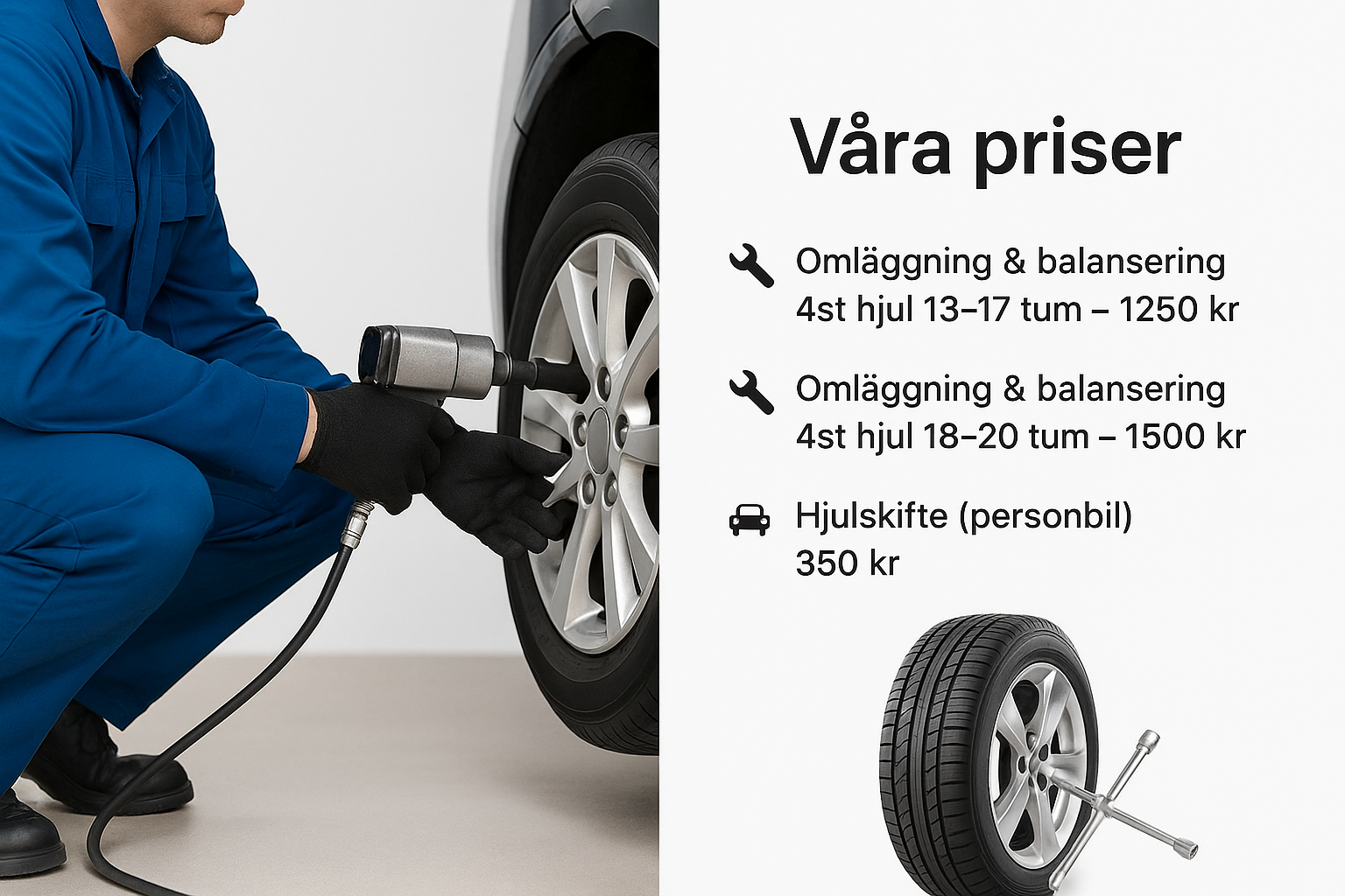 Hjulskifte